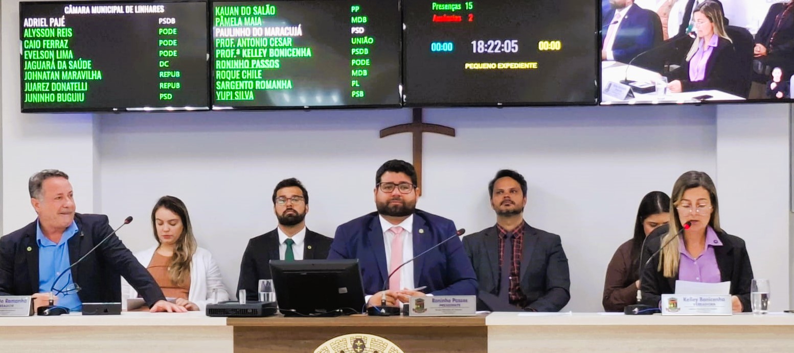 Câmara de Linhares realiza primeira Prestação de Contas Pública da Legislatura 2025–2028