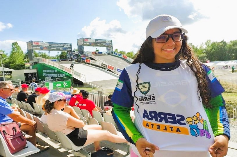 Da Serra para o Mundo: Atleta serrana disputa o Mundial de Bicicross na Dinamarca
