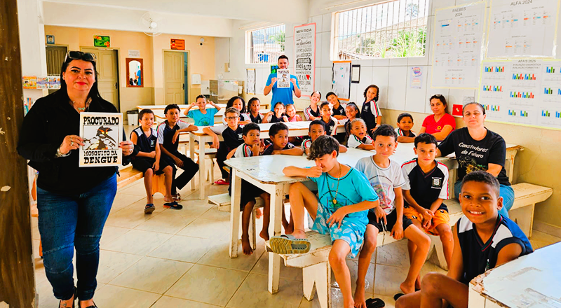Prefeitura de Colatina leva palestras sobre dengue às escolas do interior